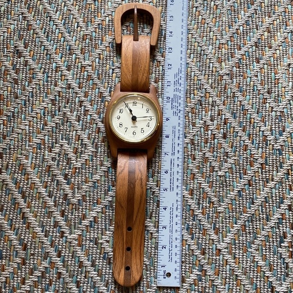 Wooden Handmade Wrist Watch w Designed as Wall Decor - Picture 2 of 9